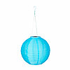 Eine Solar-Laterne von Luca Lighting in der Größe 28x28cm in der Farbe blau.