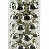 40 Christbaumkugeln von Inge Glas in der Größe 4x3cm in der Farbe Silber.