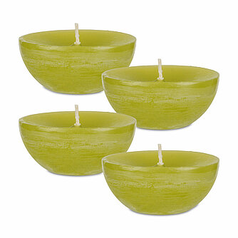 Richard Wenzel Rustik Maxi-Schwimmkerzen - 80 mm (4 Stück) - Limone Artikelvorschau Rustik Maxi-Schwimmkerzen - 80 mm (4 Stück) - Limone