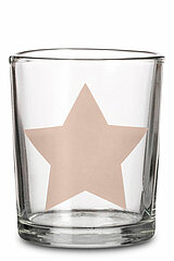 Ein Teelichthalter Star von Sandra Rich in der Größe 8x7cm in der Farbe Schlamm.