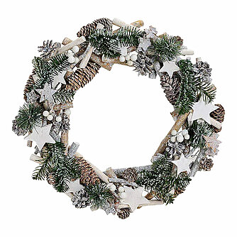 G. Wurm GmbH Weihnachtskranz "Pinetree" 380 mm Ø (1 Stück) Artikelvorschau Weihnachtskranz "Pinetree" 380 mm Ø (1 Stück)