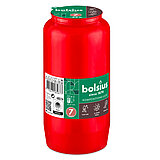 24 Kompositionslichter Nr. 7 von Bolsius in der Größe 14,1x6,7cm in der Farbe Rot.