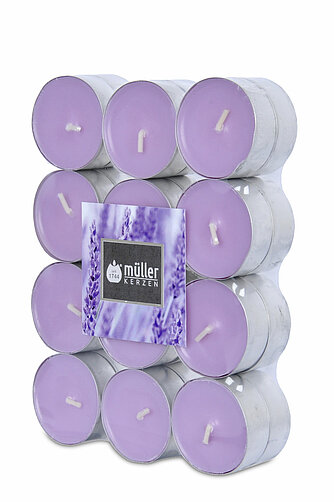 Müller Kerzenfabrik Duft-Lichte - Lavendelfelder (24er Pack) Artikelvorschau Duft-Lichte - Lavendelfelder (24er Pack)