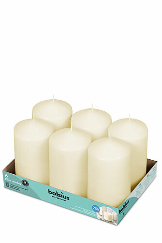 Bolsius Stumpen 150/78 mm (6er Pack) Artikelvorschau Stumpen 150/78 mm (6er Pack)