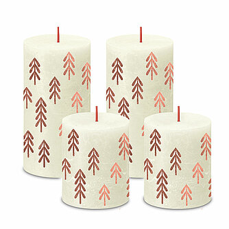 Bolsius Adventsset Klein True Glow - Weiche Perle (4er Set) Artikelvorschau Adventsset Klein True Glow - Weiche Perle (4er Set)