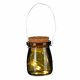 Ein LED Krug von Edelman in der Größe 7,5x5,5cm in der Farbe grün.