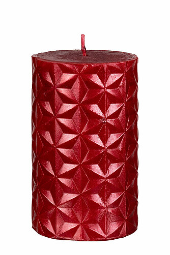 Richard Wenzel Rustik Kerze James 110/65mm - Rubin (4er Pack) Artikelvorschau Rustik Kerze James 110/65mm - Rubin (4er Pack)