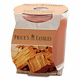 Ein Duftglas von Prices Candles in der Größe 8,9x8,0cm mit Sandelholzduft.