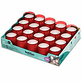 20 Relight Nachfüllkerzen von Bolsius in der Größe 6,4x5,2cm in der Farbe Rot.