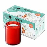 30 Bolsius Starlight Windlichter in der Größe 8,2x6,8cm in der Farbe Rot.