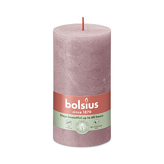 Bolsius Rustik Stumpenkerzen 130/68 mm - Eschen Rose (1 Stück) Artikelvorschau Rustik Stumpenkerzen 130/68 mm - Eschen Rose (1 Stück)