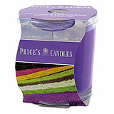 Ein Duftglas von Prices Candles in der Größe 8,9x8,0cm mit dem Geruch Lavender & Lemongrass.