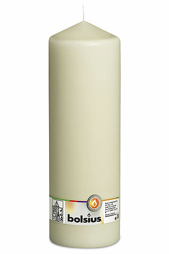 Bolsius Stumpenkerze 300/98mm - Elfenbein Artikelvorschau Stumpenkerze 300/98mm - Elfenbein