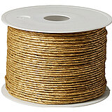 Ein Papierdraht Crazy Paper von KragoArt mit der Breite 2mm und einer Länge von 100m in der Farbe Altgold.