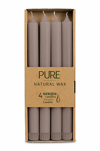 Richard Wenzel Pure Natural Wax Stabkerzen - sand (4er Pack) Artikelvorschau Pure Natural Wax Stabkerzen - sand (4er Pack)