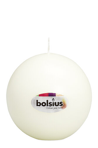 Bolsius Kugelkerze 70 mm - weiß (1 Stück) Artikelvorschau Kugelkerze 70 mm - weiß (1 Stück)