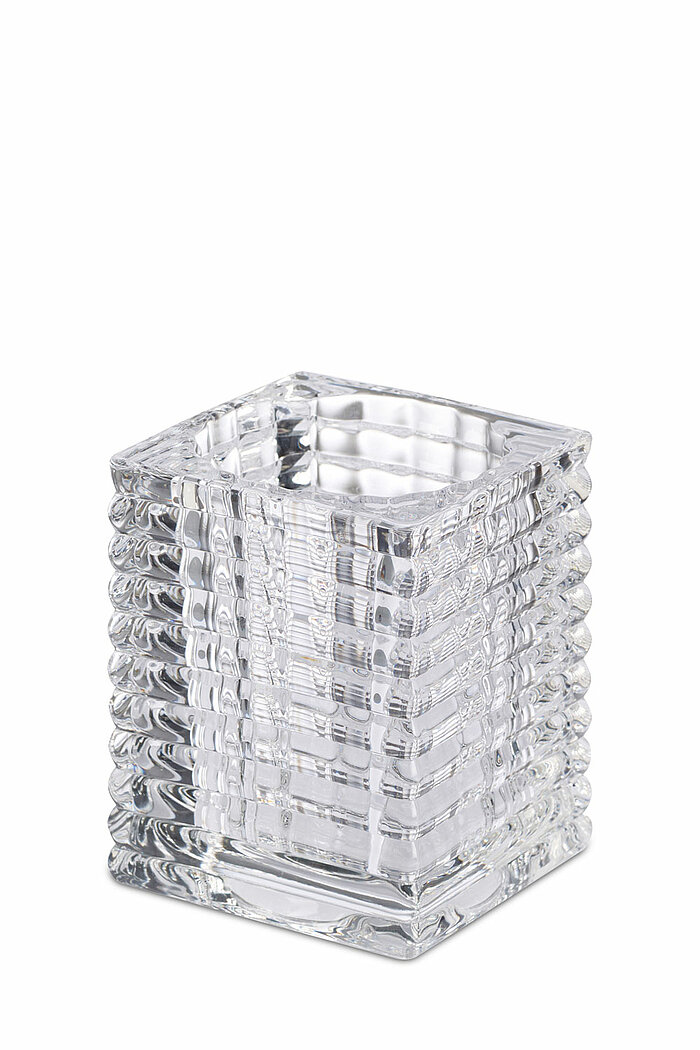 6 Bolsius Relight Halter Ribbed in der Größe 9 cm.