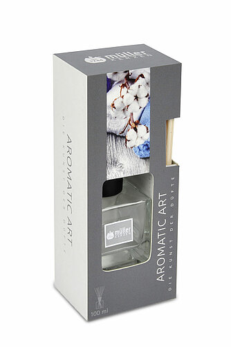 Müller Kerzenfabrik Raumbedufter 100ml - Baumwolle (1 Stück) Artikelvorschau Raumbedufter 100ml - Baumwolle (1 Stück)