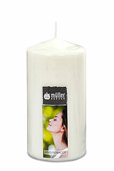 Eine Duft-Stumpenkerze von Müller Kerzenfabrik in der Größe 13x6,5cm mit Anti-Tabak-Duft.