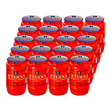 20 Grablichter von Aeterna in der Größe 9,8x5,8cm mit 100 % Pflanzenöl in der Farbe rot.