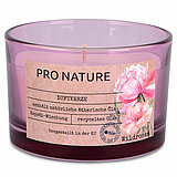 Ein Duftglas mit Wildrosen-Duft von Müller Kerzenfabrik in der Größe 5,8x8,6cm.