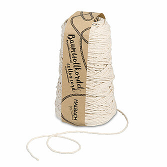 Halbach Baumwollkordel 2mm (250g/ca. 150m) Artikelvorschau Baumwollkordel 2mm (250g/ca. 150m)