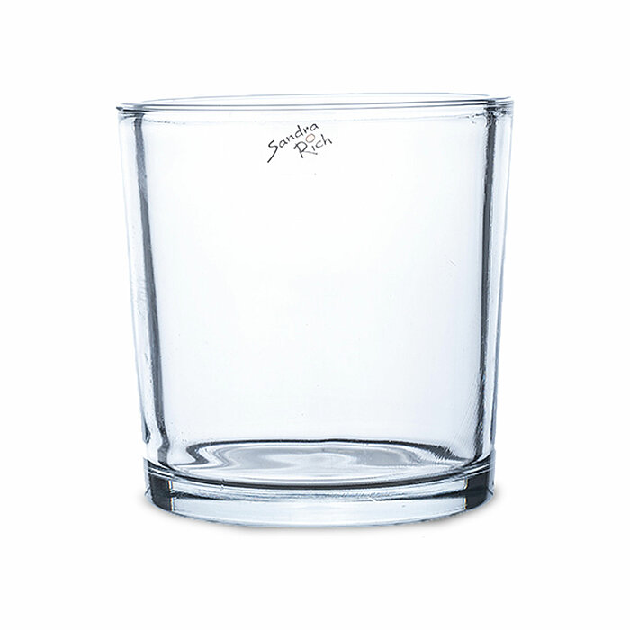 Ein Heavy Pot von Sandra Rich in der Größe 14x14cm in der Farbe klar.