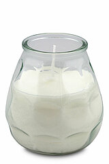 1 Glaswindlicht Twilight von Bolsius in der Größe 10,4x9,9cm in der Farbe transparent.