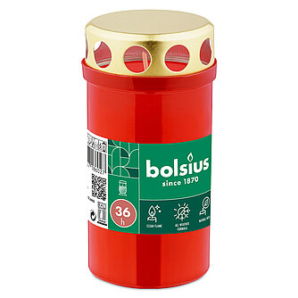 Bolsius Dauerbrenner mit Deckel (20 Stück) Artikelvorschau Dauerbrenner mit Deckel (20 Stück)