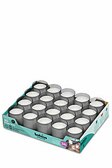 20 Relight Nachfüllkerzen von Bolsius in der Größe 6,4x5,2cm in der Farbe Grau.