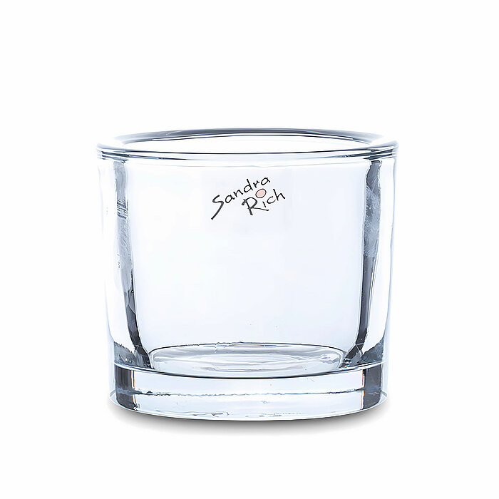 Ein Heavy Pot von Sandra Rich in der Größe 8x9cm in der Farbe klar.