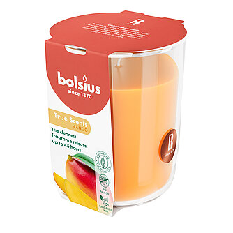 Bolsius True Scents Duftglas groß 97/85mm (1 Stück) - Mango Artikelvorschau True Scents Duftglas groß 97/85mm (1 Stück) - Mango