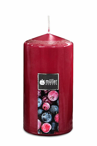 Müller Kerzenfabrik Duftstumpen 130/65 mm - Wilde Beeren (1 Stück) Artikelvorschau Duftstumpen 130/65 mm - Wilde Beeren (1 Stück)