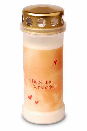 Bolsius Grablicht Nr. 6 mit Deckel und Motiv Ballon (1 Stück) Artikelvorschau Grablicht Nr. 6 mit Deckel und Motiv Ballon (1 Stück)