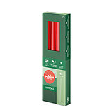 32 Spitzkerzen von Bolsius in der Größe 24,5x2,4cm in der Farbe zartes Rot.