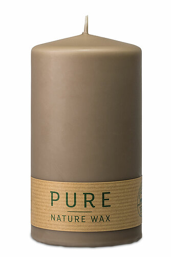 Richard Wenzel Pure Stumpenkerze 130/70 mm (Safe Candle) - 1 Stück - sand Artikelvorschau Pure Stumpenkerze 130/70 mm (Safe Candle) - 1 Stück - sand