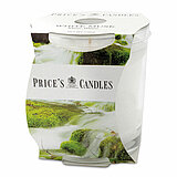 Ein Duftglas von Prices Candles in der Größe 8,9x8,0cm in der Geruchssorte White Musk.