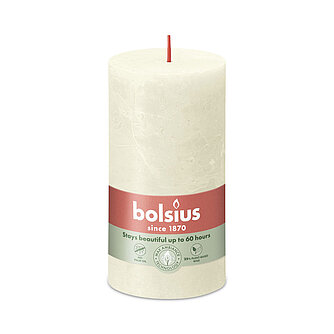 Bolsius Rustik Stumpenkerzen 130/68 mm - weiche Perle (1 Stück) Artikelvorschau Rustik Stumpenkerzen 130/68 mm - weiche Perle (1 Stück)