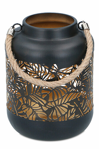 Arti Casa Metall Laterne "Leaves" (1 Stück) Artikelvorschau Metall Laterne "Leaves" (1 Stück)