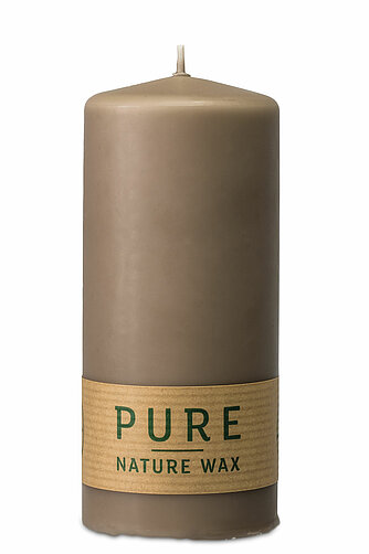 Richard Wenzel Pure Stumpenkerze 130/60 mm (Safe Candle) - 1 Stück - sand Artikelvorschau Pure Stumpenkerze 130/60 mm (Safe Candle) - 1 Stück - sand