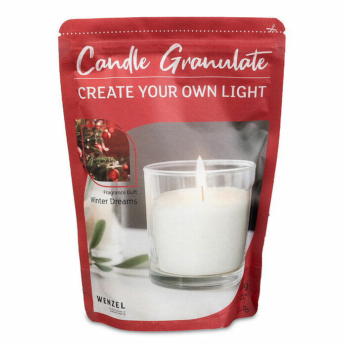 400 Gramm Wachsgranulat von Richard Wenzel mit dem Geruch Winter Dreams.