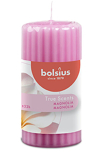 Bolsius True Scents Duft-Stumpen geriffelt - magnolia (1 Stück) Artikelvorschau True Scents Duft-Stumpen geriffelt - magnolia (1 Stück)