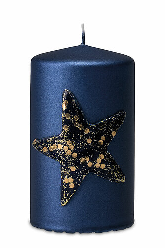 Richard Wenzel Stumpenkerze Noel 100/60 mm - dunkelblau (1 Stück) Artikelvorschau Stumpenkerze Noel 100/60 mm - dunkelblau (1 Stück)