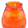 1 Glaswindlicht Twilight von Bolsius in der Größe 10,4x9,9cm in der Farbe orange.