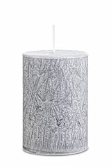 Eine Stumpenkerze Pure Olivenwachs von Richard Wenzel in der Größe 9x6cm in der Farbe Anthrazit.