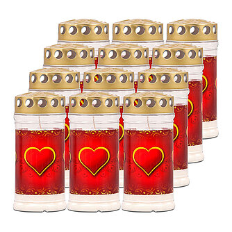 Memoriam Kompositionsöllicht Nr. 411 Memoriam mit Deckel & Motiv Herz (12 Stück) Artikelvorschau Kompositionsöllicht Nr. 411 Memoriam mit Deckel & Motiv Herz (12 Stück)