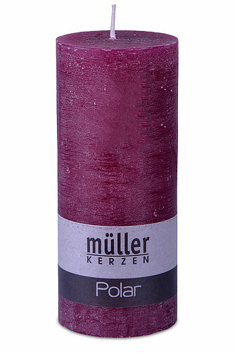Müller Kerzenfabrik Polar Stumpen 160/68 mm - beere (1 Stück) Artikelvorschau Polar Stumpen 160/68 mm - beere (1 Stück)