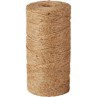 kragoART Jutekordel - Breite 4mm - 670 Meter - natur Artikelvorschau Jutekordel - Breite 4mm - 670 Meter - natur