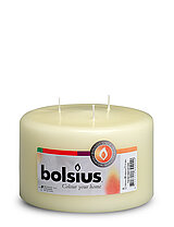 1 Mammutkerze von Bolsius in der Größe 10x15cm in der Farbe Elfenbein.