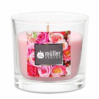 Müller Kerzenfabrik Duftglas klein 65/70 mm - Englische Rose (1 Stück) Artikelvorschau Duftglas klein 65/70 mm - Englische Rose (1 Stück)